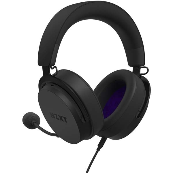 NZXT Relay Headset Black ハイレゾ対応ゲーミングヘッドセット ブラック｜AP-WCB40-B2