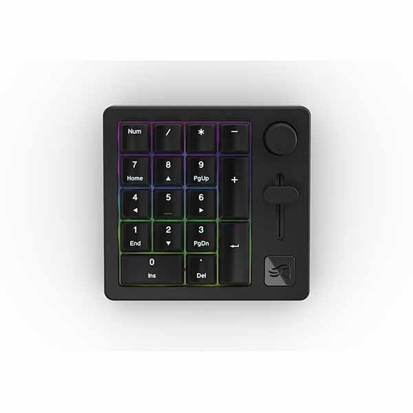 Glorious GMMK Numpad Prebuilt - Black Slate 各キーカスタマイズ、ワイヤレス・有線両対応のテンキー ブラック｜GLO-GMMK-NP-FOX-B