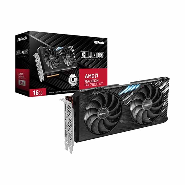ASRock Radeon RX 7800XT Challenger 16G OC オーバークロック仕様のグラフィックボード｜RX7800XT CL 16GO
