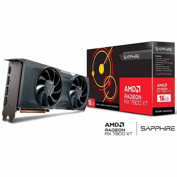 Sapphire SAPPHIRE AMD Radeon RX 7800 XT GAMING 16GB GDDR6 グラフィックボード｜SAP-RX7800XT16GB/21330-01-20G