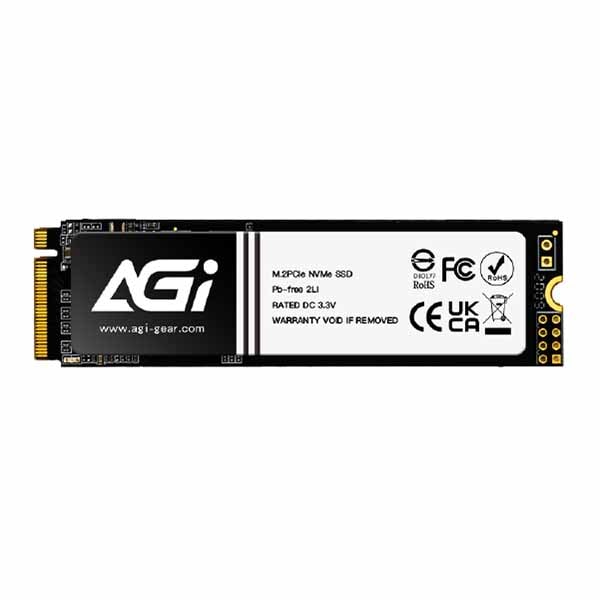 AGI AI818 容量1TB M.2(2280) 3D NAND 5.4mm Gen4 x4 NVMe SSD ; 4700MB/s / 2800MB/s ; 600TB; QLC｜AGI1T0G43AI818