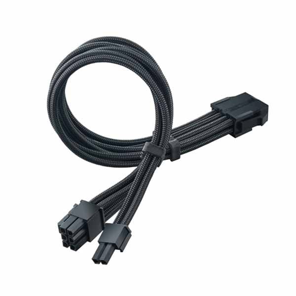 SILVERSTONE PP07E 超柔軟なPSU延長ケーブル, 1 x PCIe 8pin (6+2)｜SST-PP07E-PCIB