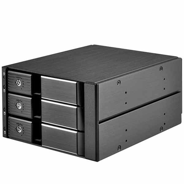 SILVERSTONE FS303 3.5インチドライブx3用ホットスワップベイ｜SST-FS303B