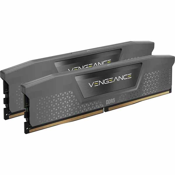 Corsair 32GB(16GBx2) DDR5 6000MT/s (PC5-48000) UDIMM AMD EXPO VENGEANCE グレー 1.4V｜CMK32GX5M2B6000Z30