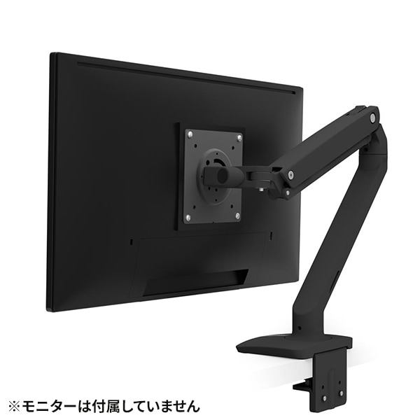 ERGOTRON MXV デスクモニターアーム マットブラック 34インチ(3.2～9.1kg)まで対応｜45-486-224