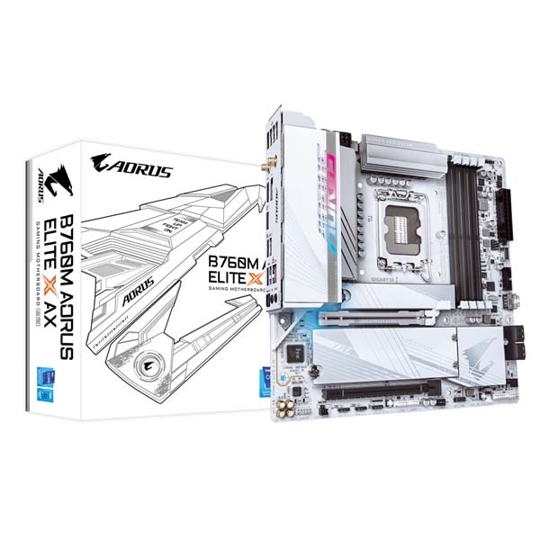 GIGABYTE  B760M AORUS ELITE X AX m-ATXマザーボード｜B760M A ELITE X AX