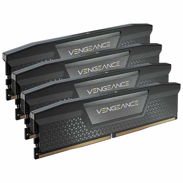 Corsair 64GB(16GBx4) DDR5 6000MT/s CL36 UDIMM XMP 3.0 VENGEANCE ブラック 1.35V for Intel｜CMK64GX5M4B6000C36