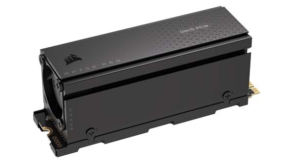 Corsair MP700 PRO PCIe Gen. 5 x4 M.2 NVMe SSD 1TB with Cooler; 11,700MB/s / 9,600MB/s; 700TBW｜CSSD-F1000GBMP700PRO