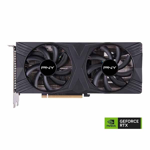 PNY GeFORCE RTX 4070 Super 12GB VERTO OC DUAL FAN グラフィックカード|VCG4070S12DFXPB1-O - 画像 (2)
