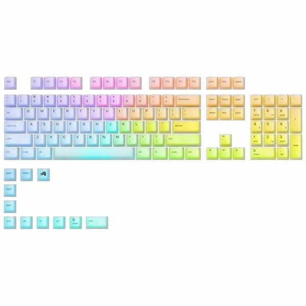Glorious Polychroma RGB Keycaps 半透明デザインがRGBライティングを際立たせるキーキャップセット｜GLO-KC-POLY-RGB