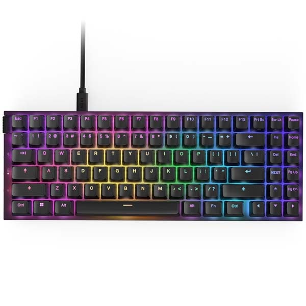 NZXT Function 2 MiniTKL Black テンキーレスゲーミングキーボード ブラック｜KB-002NB-US