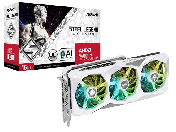 ASRock Radeon RX 7900GRE Steel Legend 16G OC グラフィックボード｜RX7900GRE SL 16GO