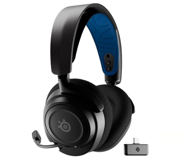SteelSeries 61559 Arctis Nova 7P ワイヤレスゲーミングヘッドセット ブラック｜61559