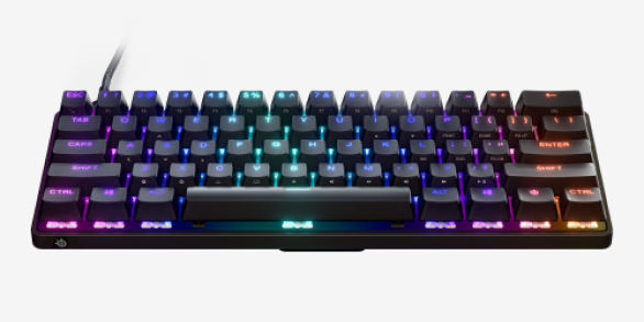 SteelSeries 64837 SteelSeries Apex 9 Mini US ゲーミングキーボード ブラック｜64837