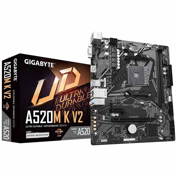 GIGABYTE A520M K V2 AMD A520チップセット搭載 Micro ATX マザーボード｜A520M K V2
