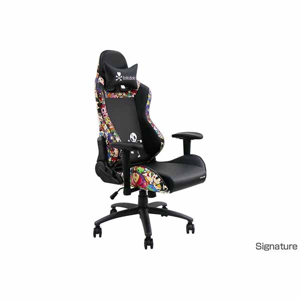 【アウトレット特価・新品】Alphaeon Tesoro x Tokidoki Limited Edition gaming chair Signature tokidokiコラボモデルのゲーミングチェア｜MJT700V2TK-S