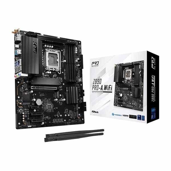 ASRock Z890 Pro-A WiFi Wi-Fi 6Eモジュール装備 エントリーモデルのATXマザーボード｜Z890 Pro-A WiFi