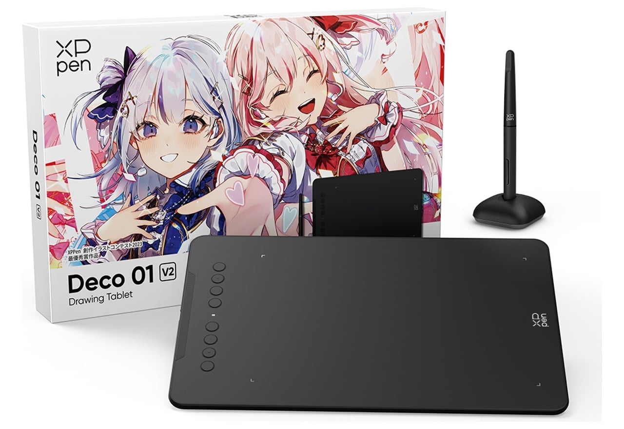 XP-PEN Deco01V2 10×6.25インチ ペンタブレット｜ITDT1060_JP