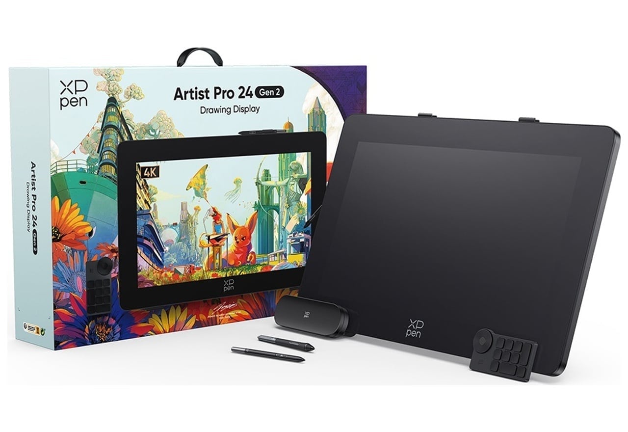 XP-PEN Artist Pro 24(Gen2) 4K 筆圧感知16384レベル対応 液晶タブレット｜ART240UH_JP