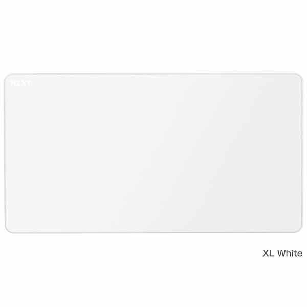 NZXT ZONE Mousepad - 750x400mm XL Size - White ゲーミングマウスパッド ホワイト｜MM-XLGSP-WH