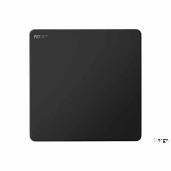 NZXT ZONE ELITE Premium Mousepad - 400x400mm Large - Black ゲーミングマウスパッド ブラック｜MM-LRGPR-BK