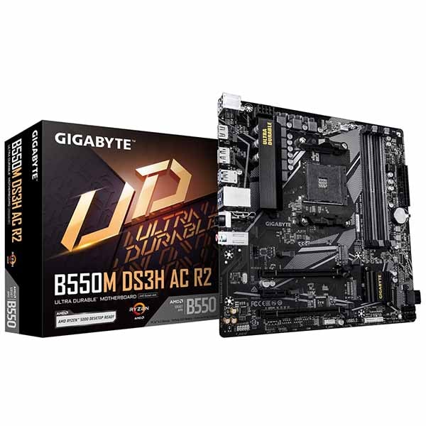 GIGABYTE B550M DS3H AC R2 Micro-ATXマザーボード｜B550M DS3H AC R2
