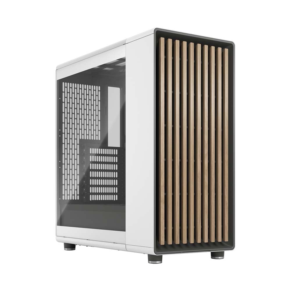 Fractal Design North Chalk White TG Clear ミドルタワー型PCケース ホワイト｜FD-C-NOR1C-04