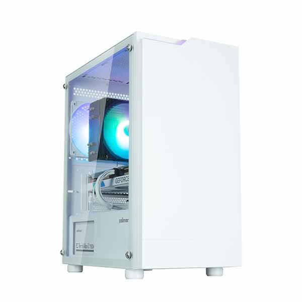 【アウトレット特価・新品】ZALMAN T4 PLUS White ミニタワー型PCケース ホワイト｜T4 PLUS WHITE