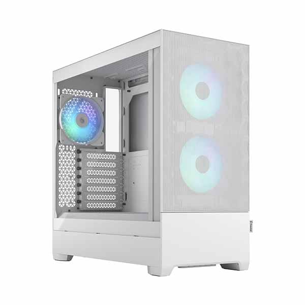 Fractal Design Pop Air RGB White TG Clear Tint ミドルタワー型PCケース ホワイト｜FD-C-POR1A-01