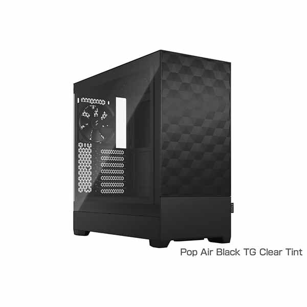 Fractal Design Pop Air Black TG Clear Tint  ミドルタワー型PCケース ブラック｜FD-C-POA1A-02