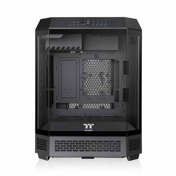 【アウトレット特価・新品】Thermaltake The Tower 600 Black 八角柱デザイン採用 ミドルタワー型PCケース ブラック｜CA-1Z1-00M1WN-00