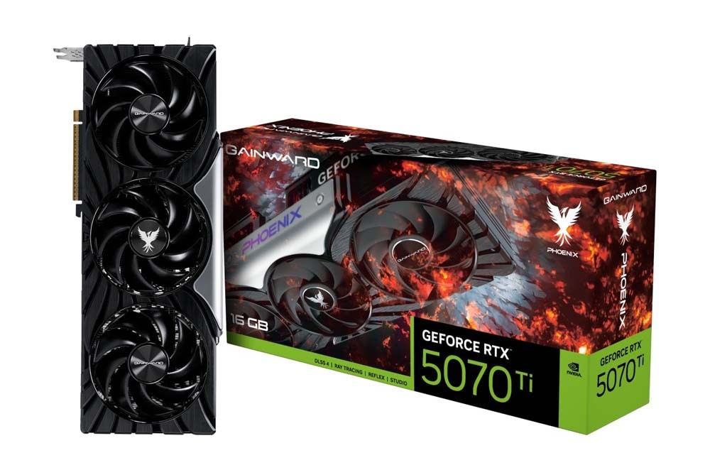 GAINWARD RTX 5070 Ti PHOENIX 16GB GDDR7 V1 グラフィックカード｜NE7507T019T2-GB2031C