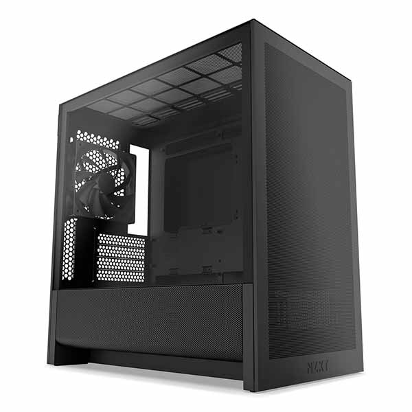 NZXT H3 Flow - Black MICRO-ATX エアフローケース ブラック｜CC-H31FB-01