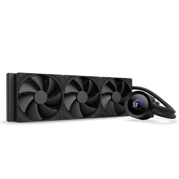 NZXT Kraken Plus 360 v2(Black) 360mm AIO液体クーラー 1.54インチLCD付き ブラック｜RL-KN360-B2