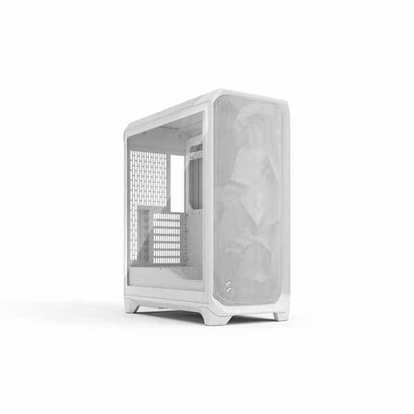 Fractal Design Meshify 3 White TG Clear Tint ミドルタワー型PCケース クリアティント 強化ガラスパネル ホワイト｜FD-C-MES3A-04