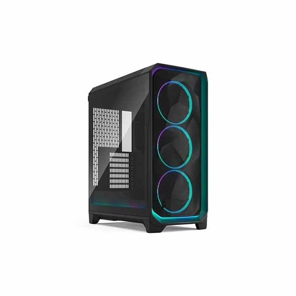 Fractal Design Meshify 3 Ambience Pro RGB Black TG Light Tint ミドルタワー型PCケース ライトティント 強化ガラスパネル ブラック｜FD-C-MES3A-03