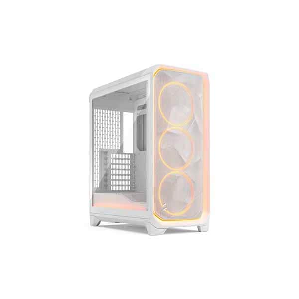 Fractal Design Meshify 3 Ambience Pro RGB White TG Clear Tint ミドルタワー型PCケース クリアティント 強化ガラスパネル ホワイト｜FD-C-MES3A-05