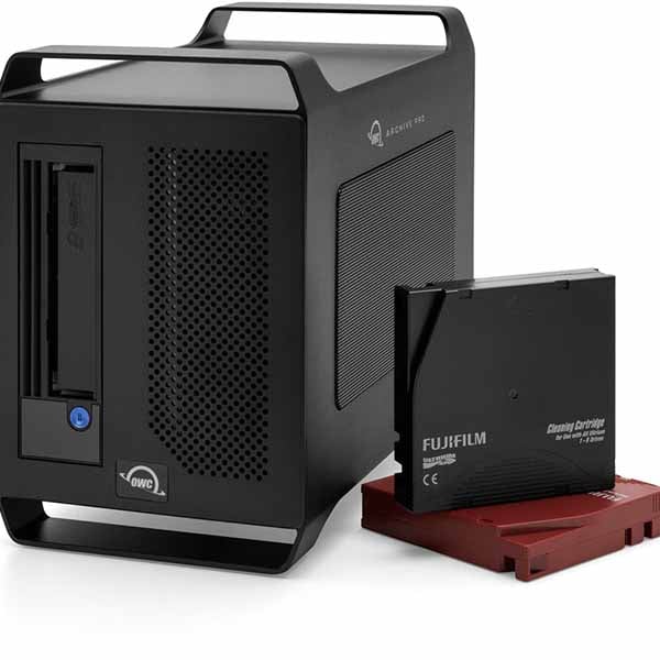 【国内正規代理店品】OWC Mercury Pro LTO-9 ソリューション w/Tape & Cleaner - + 4.0TB NVMe SSD｜OWCTBLTMP90N04H