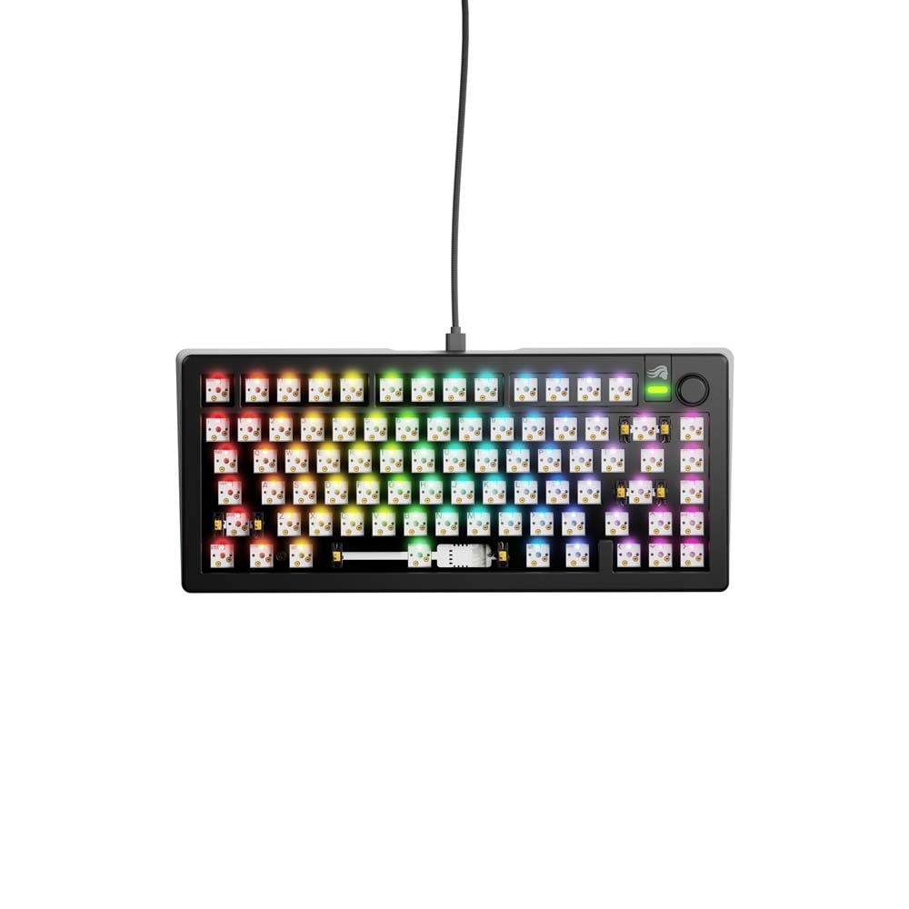 Glorious GMMK 3 75% Barebones Wired Black - US キーボードベアボーン ブラック｜GLO-KB-GMMK3-75-BB-W-BLK-US