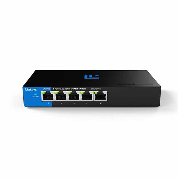 Linksys LN2305-AH LINKSYS 5-PORT 2.5G MULTI-GIG UNMANAGED SWITCH マルチギガビット対応アンマネージド スイッチングハブ｜LN2305-AH