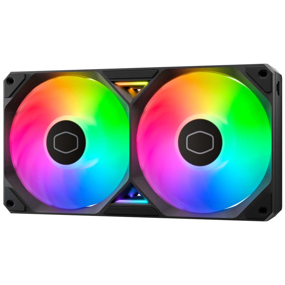 Cooler Master SickleFlow Edge 240 ARGB 単一フレーム装置で簡単に設置できるファン ブラック｜MFX-B2DN-25DP2-R1
