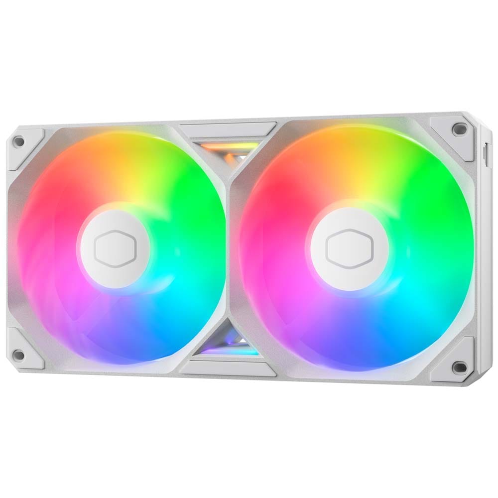 Cooler Master SickleFlow Edge 240 ARGB WE 単一フレーム装置で簡単に設置できるファン ホワイト｜MFX-B2DW-25DP2-R1