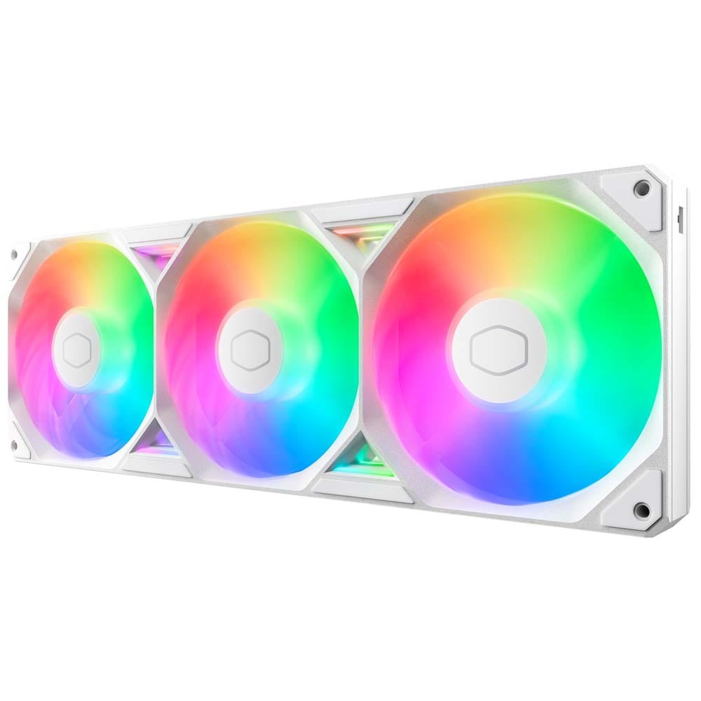 Cooler Master SickleFlow Edge 360 ARGB White Edition 単一フレーム装置で簡単に設置できるファン ホワイト｜MFX-B2DW-25TP2-R1