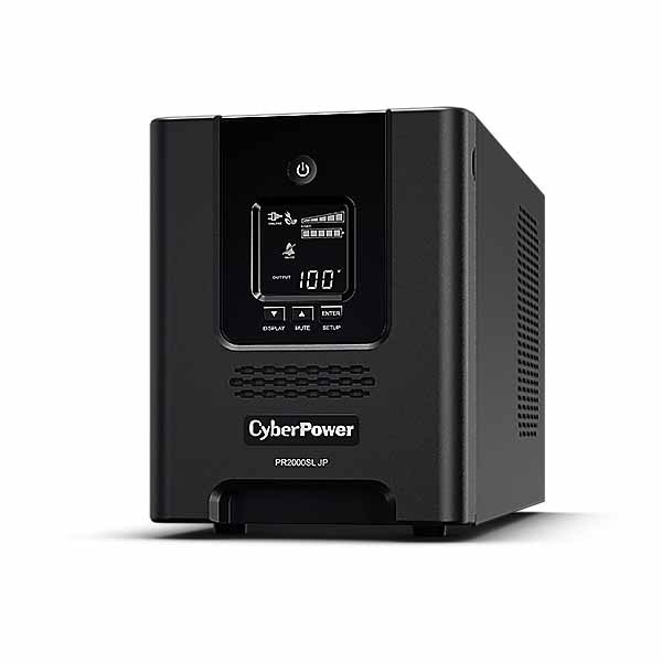 CyberPower Smart App PRシリーズ UPS PR2000 1800VA/1800W 正弦波 ラインインタラクティブ｜PR2000SL JP