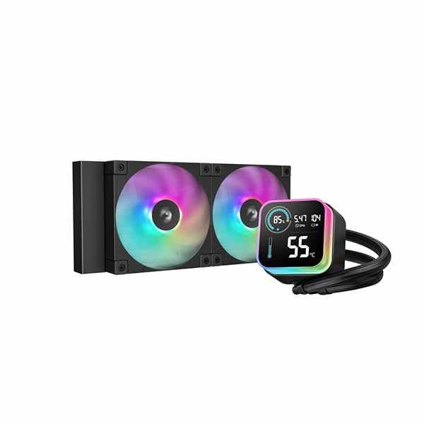 Deepcool LQ240 オールインワン水冷CPUクーラー ブラック｜R-LQ240-BKLSMW-G-1