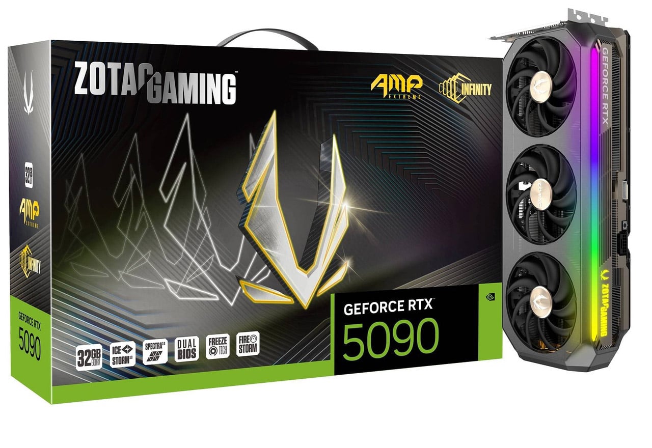 【アウトレット特価・新品】ZOTAC GAMING GeForce RTX 5090 AMP Extreme INFINITY 32GB GDDR7 グラフィックボード｜RTX5090AMPEX32G/ZT-B50900B-10P