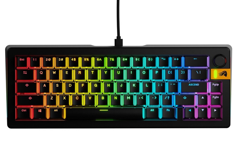 Glorious GMMK 3 HE 65% Prebuilt Wired Black - US コンパクトキーボード ブラック｜GLO-KB-GMMK3-65-PB-HE-W-BLK-US