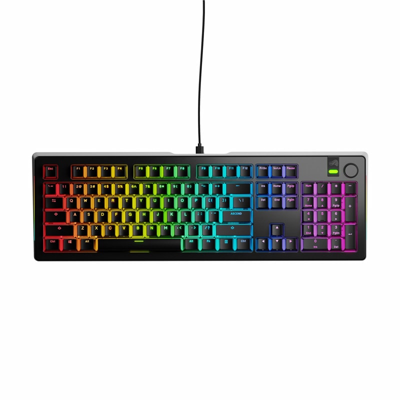 Glorious GMMK 3 PRO 100% Prebuilt Wired Black - US フルサイズキーボード ブラック｜GLO-KB-GMMK3-PRO-100-PB-FOX-W-BLK-US