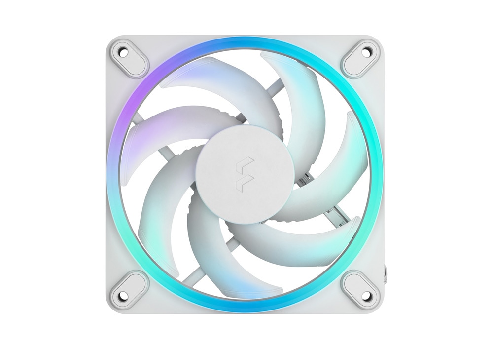 Fractal Design Momentum 12 RGB White 120mm PCケースファン ホワイト｜FD-F-MR1-1202
