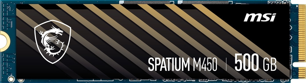 MSI SPATIUM M450 PCIe 4.0 NVMe M.2 500GB V1 内蔵SSD｜SPATIUM M450 PCIe 4.0 NVMe M.2 500GB V1